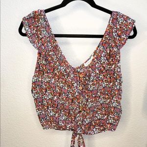 Patrons of Peace floral top